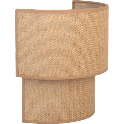 Brilagi - Aplique LED de pared BOHO ECO 1xE27/10W/230V beige