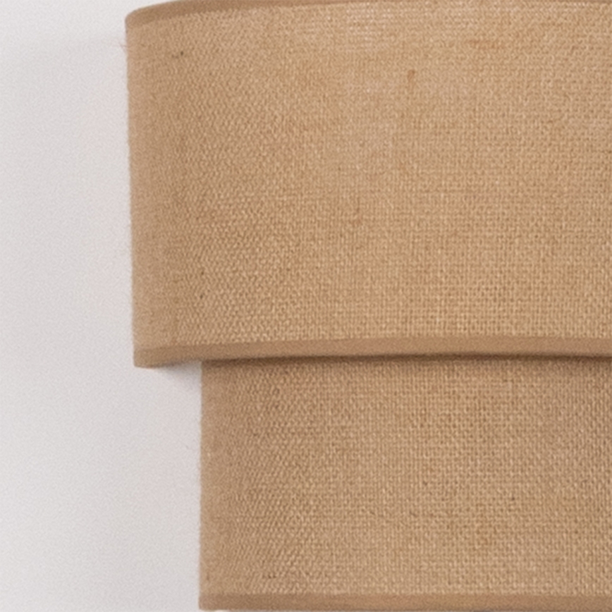 Brilagi - Aplique LED de pared BOHO ECO 1xE27/10W/230V beige