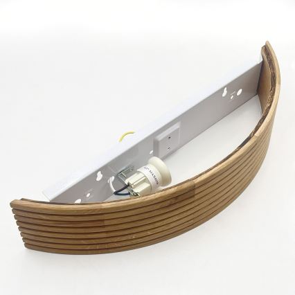 Brilagi - Aplique LED de pared CARVALHO MODERN 1xE27/60W/230V roble