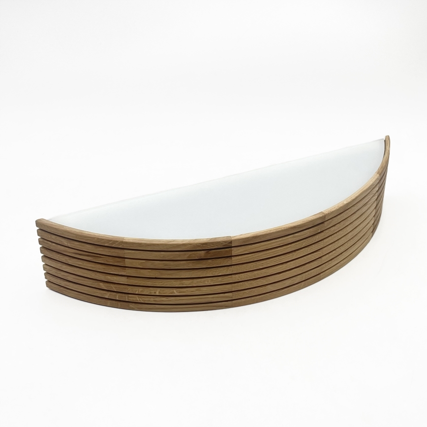Brilagi - Aplique LED de pared CARVALHO MODERN 1xE27/60W/230V roble