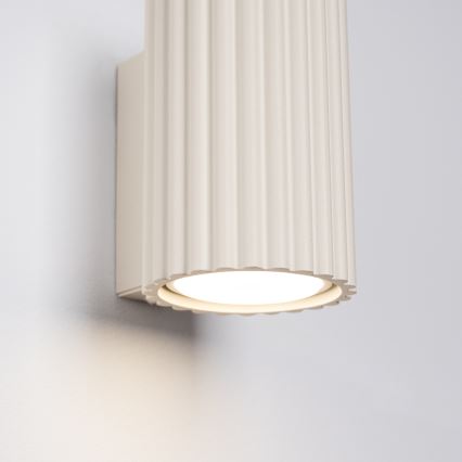 Brilagi - Aplique LED de pared CRESTO 1xGU10/10W/230V 10 cm color crema