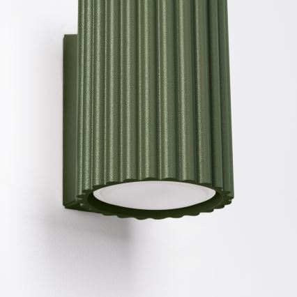 Brilagi - Aplique LED de pared CRESTO 1xGU10/10W/230V 10 cm verde