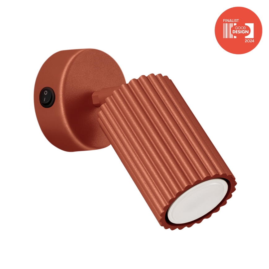 BRILAGI - Aplique LED de pared CRESTO 1xGU10/10W/230V naranja