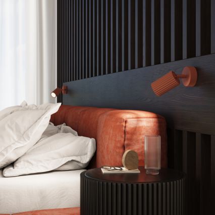 BRILAGI - Aplique LED de pared CRESTO 1xGU10/10W/230V naranja