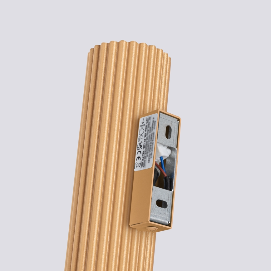 Brilagi - Aplique LED de pared CRESTO 2xGU10/10W/230V 20 cm, dorado