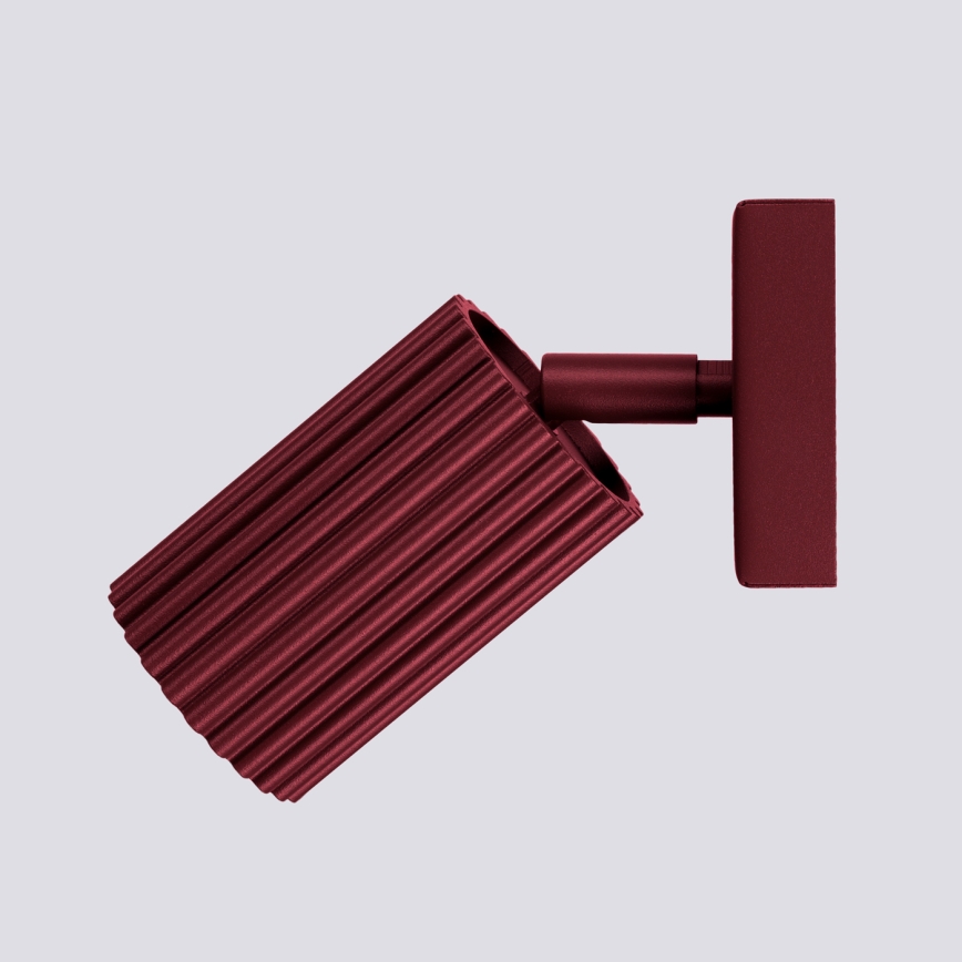 Brilagi - Aplique LED de pared direccional CRESTO 1xGU10/10W/230V burdeos