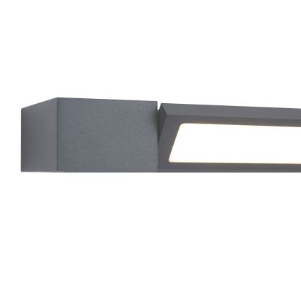 Brilagi - Aplique LED exterior AQUA LINE LED/12W/230V 45 cm IP44 antracita CRI 90