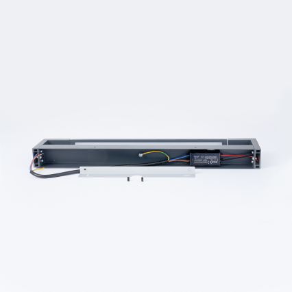 Brilagi - Aplique LED exterior AQUA LINE LED/12W/230V 45 cm IP44 antracita CRI 90