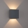 Brilagi - Aplique LED de pared exterior DOUBLERAY 6W/230V antracita IP54