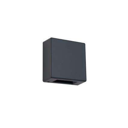 Brilagi - Aplique LED de pared exterior DOUBLERAY 6W/230V antracita IP54