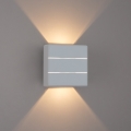 Brilagi - Aplique LED de pared exterior DOUBLERAY LINE LED/6W/230V blanco IP54