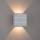 Brilagi - Aplique LED de pared exterior DOUBLERAY LINE LED/6W/230V blanco IP54