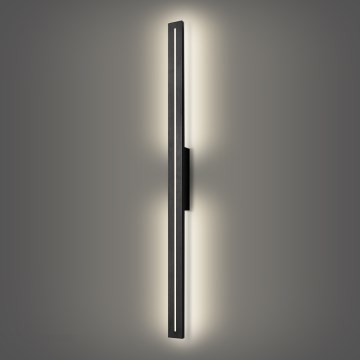 Brilagi - Aplique LED de pared exterior LINEO LED/24W/230V 4000K IP65 100 cm negro CRI 90