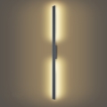 Brilagi - Aplique LED de pared exterior LUNA LED/30W/230V 3000K IP65 150 cm antracita CRI 90