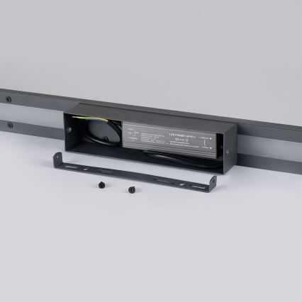 Brilagi - Aplique LED de pared para exterior LUNA LED/30W/230V 4000K IP65 150 cm antracita CRI 90