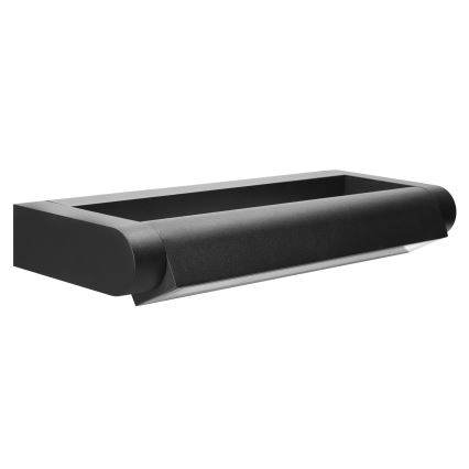 Brilagi - Aplique LED de pared exterior SALERNO LED/12W/230V 35,5 cm negro IP65