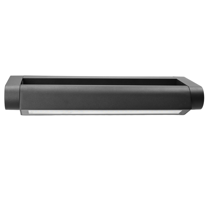 Brilagi - Aplique LED de pared exterior SALERNO LED/12W/230V 35,5 cm negro IP65