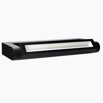 Brilagi - Aplique LED de pared exterior SALERNO LED/12W/230V 35,5 cm negro IP65
