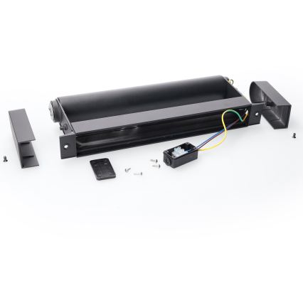 Brilagi - Aplique LED de pared exterior SALERNO LED/12W/230V 35,5 cm negro IP65