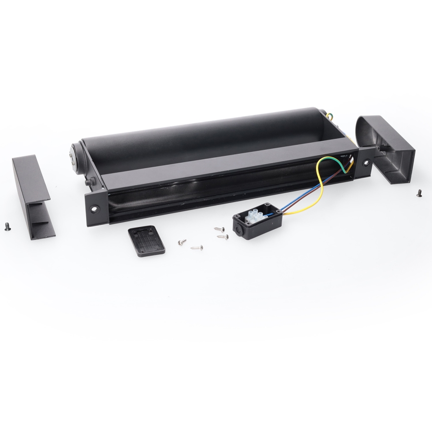 Brilagi - Aplique LED de pared exterior SALERNO LED/12W/230V 35,5 cm negro IP65