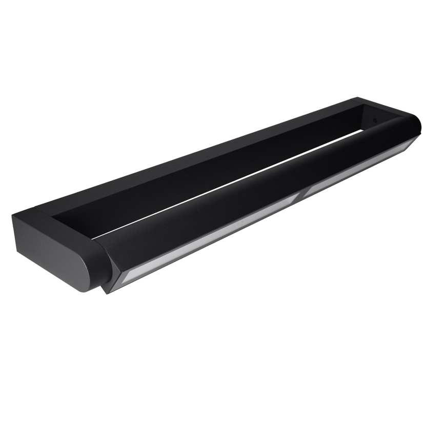 Brilagi - Aplique LED de pared exterior SALERNO LED/24W/230V 66 cm negro IP65