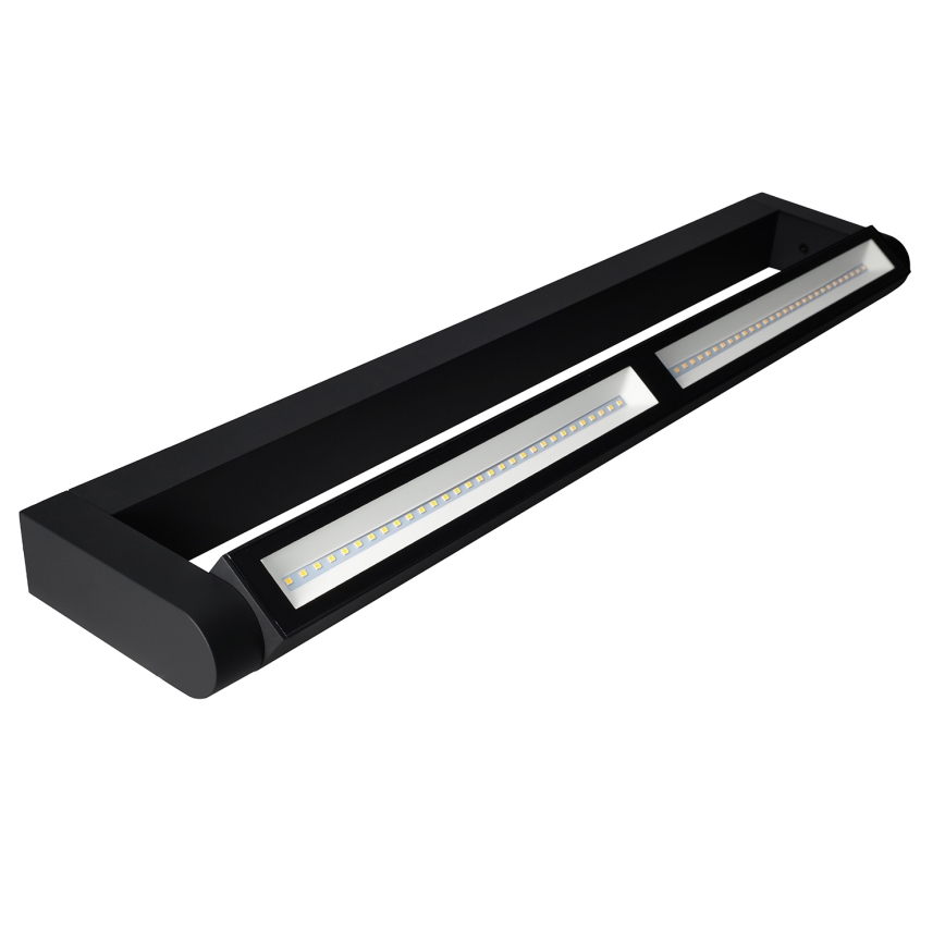 Brilagi - Aplique LED de pared exterior SALERNO LED/24W/230V 66 cm negro IP65