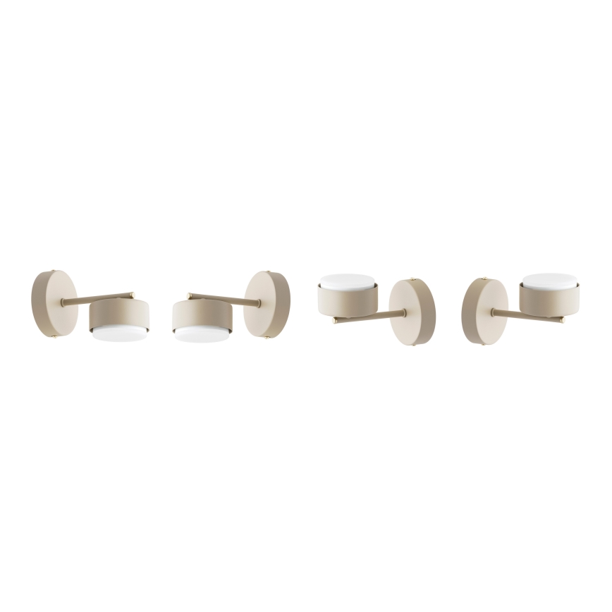 Brilagi - Aplique LED de pared MONO 1xGX53/13W/230V beige
