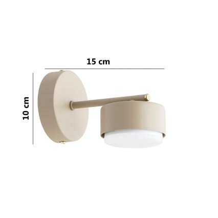 BRILAGI - Aplique LED de pared MONO 1xGX53/30W/230V beige