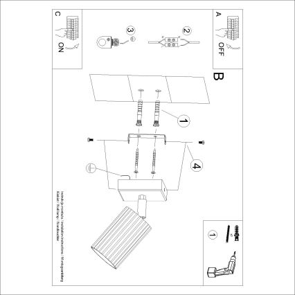 Brilagi - Aplique LED de pared orientable CRESTO 1xGU10/10W/230V turquesa