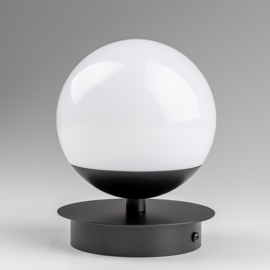 Brilagi - Aplique de pared LED para baño BALL LED/6W/230V 3000/4000/6500K IP44 negro