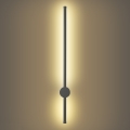 Brilagi - Aplique LED de pared para exterior AURA LED/12W/230V 3000K IP54 65 cm antracita IRC 90