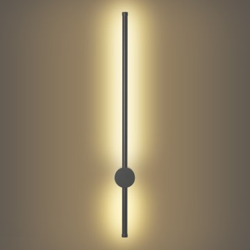 Brilagi - Aplique LED de pared para exterior AURA LED/12W/230V 3000K IP54 65 cm antracita IRC 90