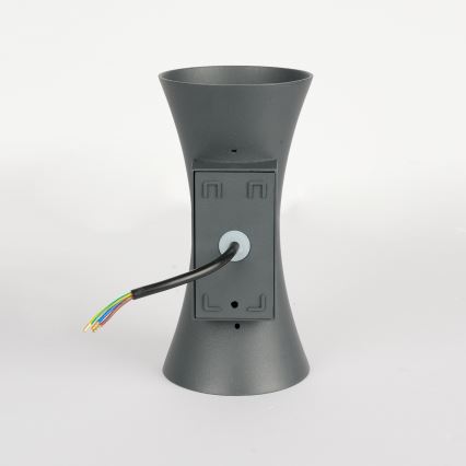 Brilagi - Aplique LED de pared para exterior BICON LED/10W/230V antracita IP44