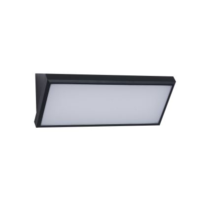 Brilagi - Aplique LED de exterior con sensor TRIANGLE LED/42W/230V 45 cm negro IP65