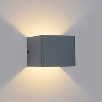 Brilagi - Aplique LED de pared para exterior DONNANI LED/5W/230V antracita IP44