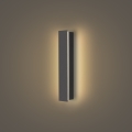 Brilagi - Aplique LED de pared para exterior LINEAR LED/8W/230V 3000K IP65 30 cm antracita CRI 90