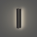 Brilagi - Aplique LED de pared para exterior LINEAR LED/8W/230V 4000K IP65 30 cm negro IRC 90
