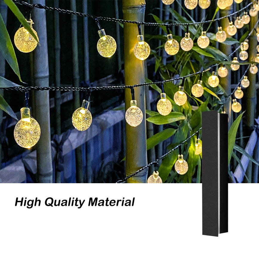 Brilagi - Aplique LED de pared para exterior LINEAR LED/8W/230V 4000K IP65 30 cm negro IRC 90