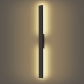 Brilagi - Aplique LED de pared para exterior LUNA LED/24W/230V 3000K IP65 100 cm negro CRI 90