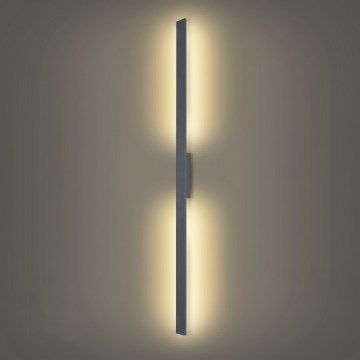 Brilagi - Aplique LED de pared para exterior LUNA LED/30W/230V 4000K IP65 150 cm antracita CRI 90