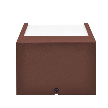 Brilagi - Aplique LED de pared para exterior TERNI LED/12W/230V marrón IP44