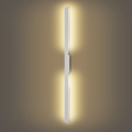 Brilagi - Aplique LED de pared para exteriores LUNA, 30W, 230V, 3000K, IP65, 150 cm, blanco, CRI 90