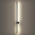 Brilagi - Aplique LED exterior AURA LED/20W/230V 4000K IP54 97 cm negro CRI 90