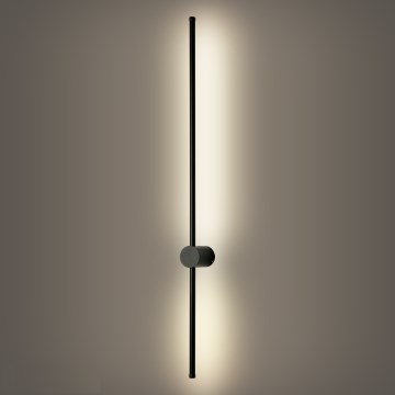 Brilagi - Aplique LED exterior AURA LED/20W/230V 4000K IP54 97 cm negro CRI 90