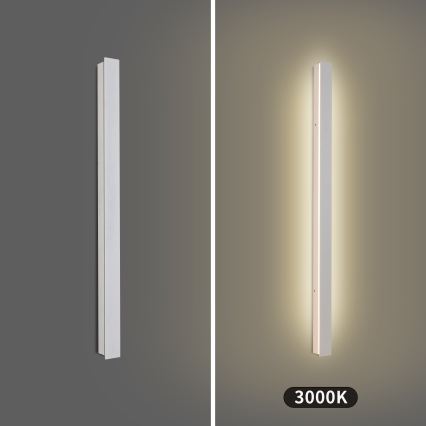 Brilagi - Aplique LED de pared para exteriores LINEAR LED/22W/230V 3000K IP65 100 cm blanco CRI 90