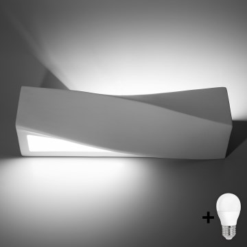 BRILAGI - Aplique LED KERRY 1xE27/7,5W/230V cerámica/blanco