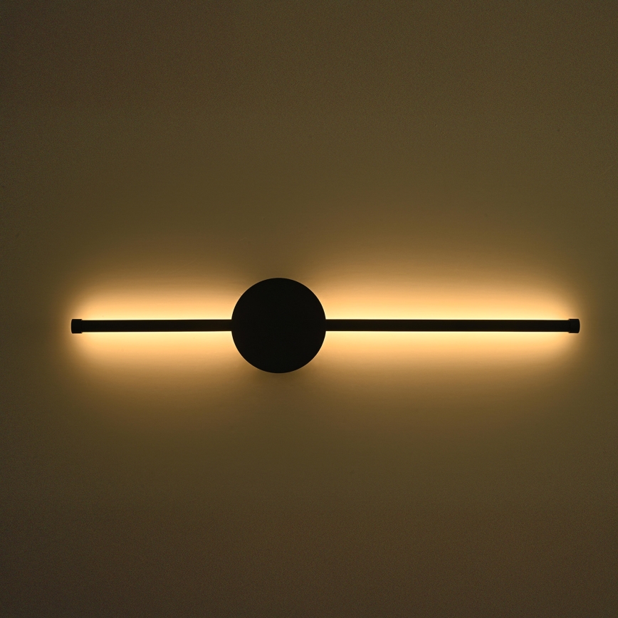BRILAGI - Aplique LED LUGO DUE LED/9W/230V negro