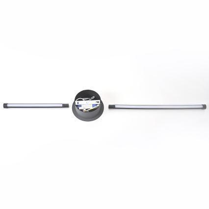 BRILAGI - Aplique LED LUGO DUE LED/9W/230V negro