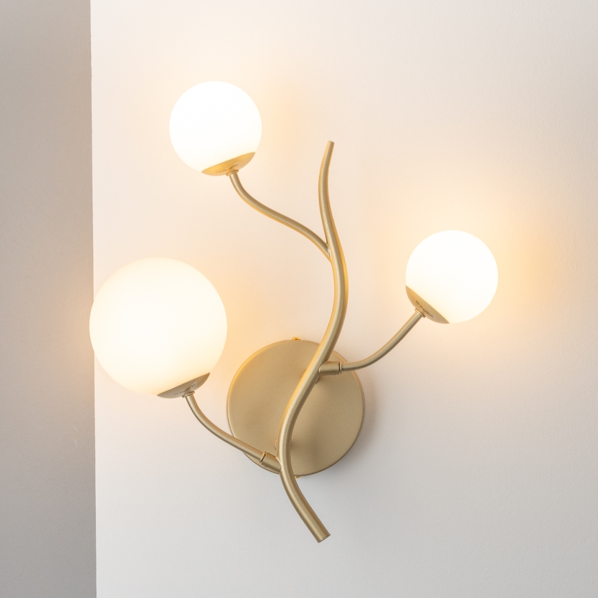 Brilagi - Aplique LED MISTEL 3xG9/3W/230V dorado/blanco