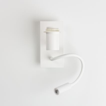 Brilagi - LED Aplique flexible NUBILA 1xE27/25W/230V + LED/3W blanco/morado